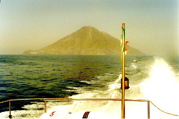 Abfahrt vom Stromboli